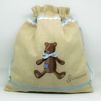 sacchetto bambino porta indumenti regalo nascita